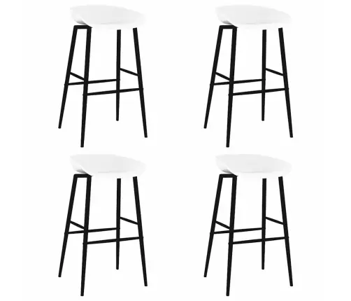 Bāra Krēsli, 4 Gab., Balti Vidaxl