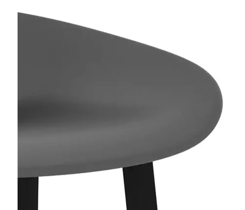 Bāra Krēsli, 4 Gab., Pelēki Vidaxl