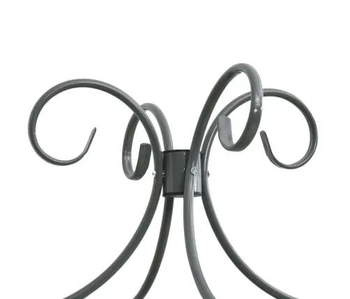 Baldahhiiniga Voodiraam, Hall, Metall, 180 X 200 Cm