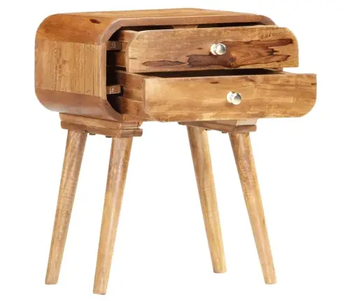 Naktsskapītis, 43X30X58 Cm, Mango Masīvkoks Vidaxl