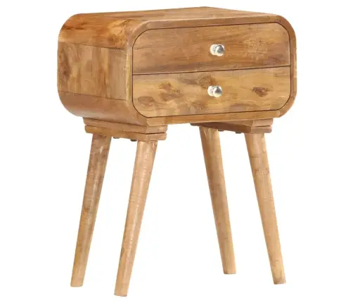 Naktsskapītis, 43X30X58 Cm, Mango Masīvkoks Vidaxl