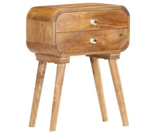 Naktsskapītis, 43X30X58 Cm, Mango Masīvkoks Vidaxl