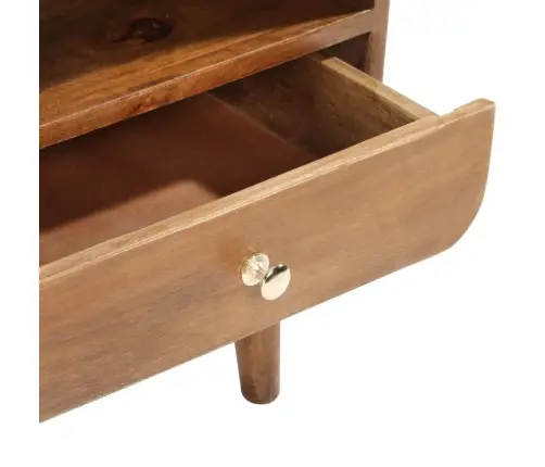 Televizoriaus Spintelė, 90X35X47cm Mango Medienos Masyvas