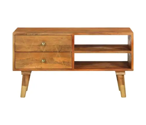 Tv Spintelė, 85X35X47cm Mango Medienos Masyvas