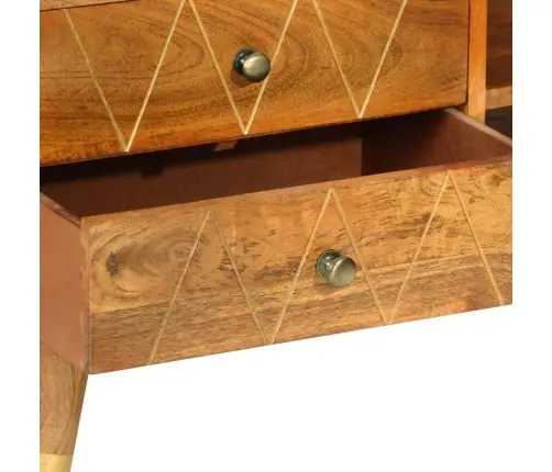 Tv Spintelė, 85X35X47cm Mango Medienos Masyvas