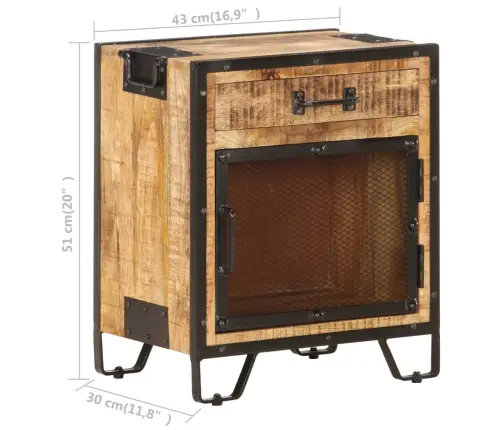 Öökapp, 43 X 30 X 51 cm Tugev Mangopuit