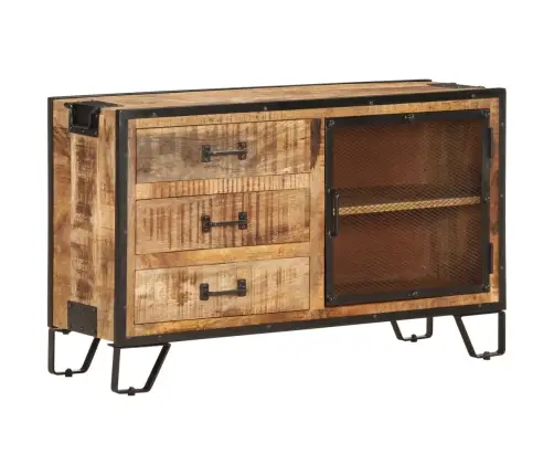 Puhvetkapp, 100 X 31 X 60 cm Töötlemata Mangopuit Puhvetkapp, 100 X 31 X 60 cm Töötlemata Mangopuit