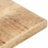 Galda Virsma, 15-16 Mm, 100X60 Cm, Mango Masīvkoks Vidaxl