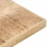Lauaplaat Tugevast Mangopuidust 15–16 Mm 80 X 80 Cm