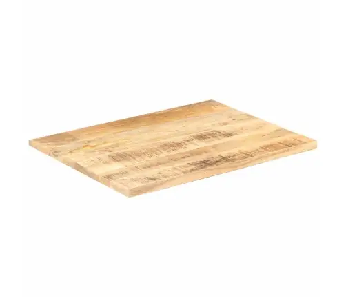 Lauaplaat Tugevast Mangopuidust 25–27 Mm 80 X 70 Cm