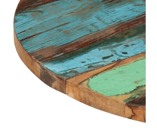 Apaļa Galda Virsma, 60 Cm, 25-27 Mm, Pārstrādāts Masīvkoks Vidaxl