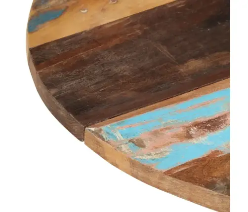 Apaļa Galda Virsma, 80 Cm, 25-27 Mm, Pārstrādāts Masīvkoks Vidaxl