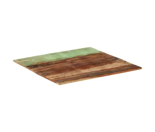 Galda Virsma, Kvadrāta, 80X80 Cm, 15-16 Mm, Pārstrādāts Koks Vidaxl