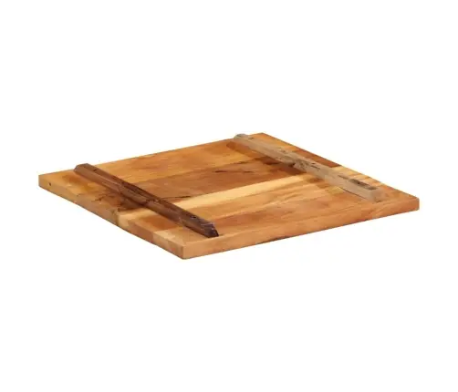 Galda Virsma, Kvadrāta, 60X60 Cm, 25-27 Mm, Pārstrādāts Koks Vidaxl