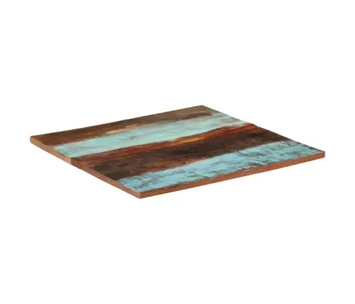 Ruudukujuline Lauaplaat 80X80 Cm 25–27 Mm Taaskasutatud Puit