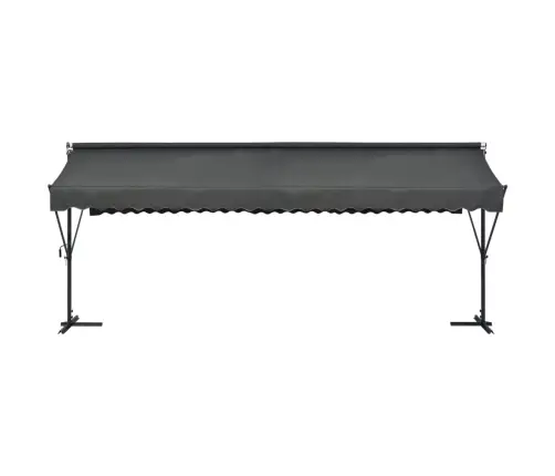 Laisvai Pastatoma Stoginė, Antracito Spalvos, 600X300Cm