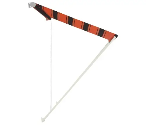 Izvelkama Markīze, 100X150 Cm, Oranža Ar Brūnu Vidaxl