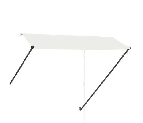 Ištraukiama Markizė Su Led, Kreminės Spalvos, 300X150Cm