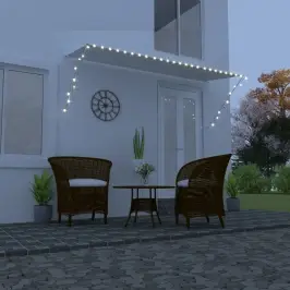 Kokkupandav Varikatus Lediga, 300 X 150 cm Kreemjasvalge