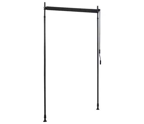 Āra Ruļļu Žalūzija, 120X270 Cm, Antracītpelēka  Vidaxl