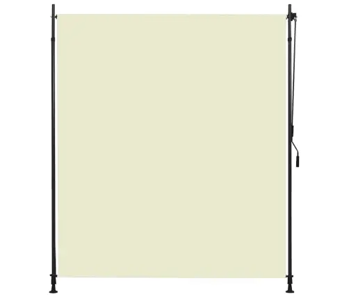 Āra Ruļļu Žalūzija, 200X270 Cm, Krēmkrāsas Vidaxl