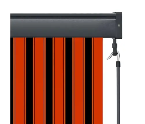 Āra Ruļļu Žalūzija, 60X250 Cm, Brūna Un Oranža Vidaxl