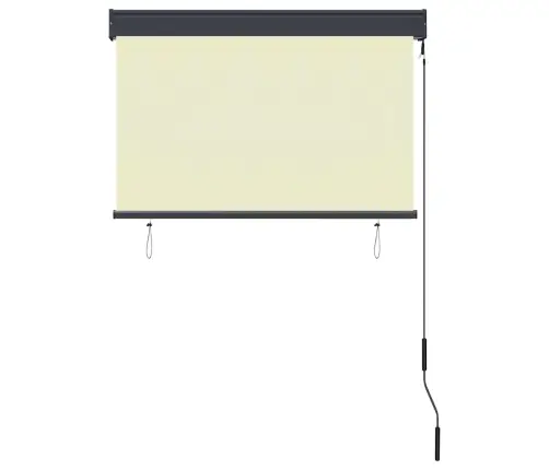 Āra Ruļļu Žalūzija, 100X250 Cm, Krēmkrāsas Vidaxl