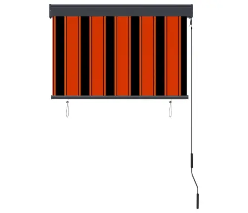 Väliruloo 100 X 250 cm Oranž Ja Pruun