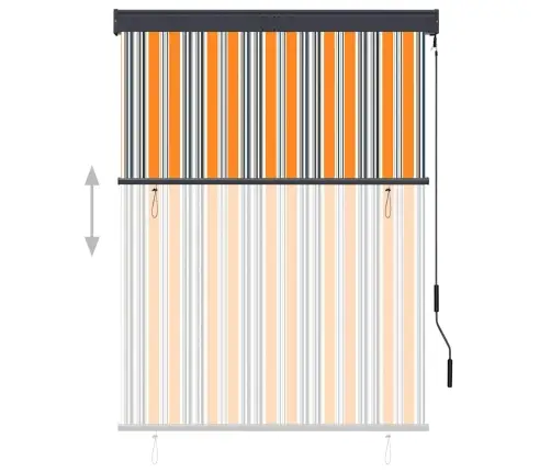 Väliruloo 120 X 250 cm Kollane Ja Sinine