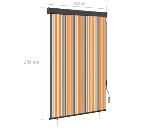 Väliruloo 120 X 250 cm Kollane Ja Sinine