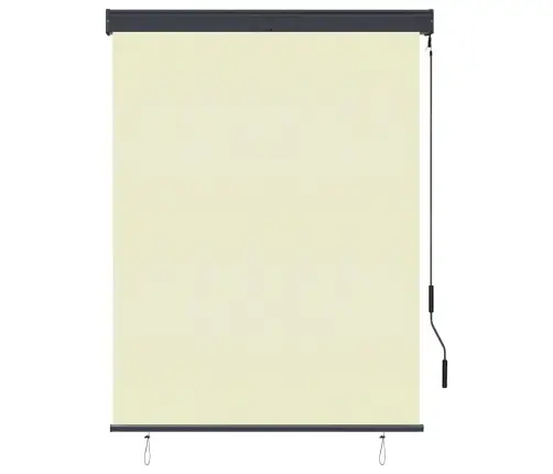Āra Ruļļu Žalūzija, 120X250 Cm, Krēmkrāsas Vidaxl