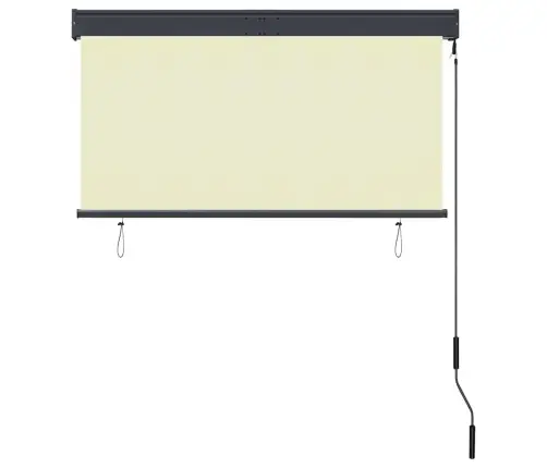 Āra Ruļļu Žalūzija, 120X250 Cm, Krēmkrāsas Vidaxl