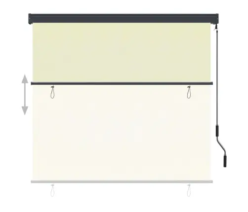 Väliruloo 160 X 250 cm Kreemjasvalge