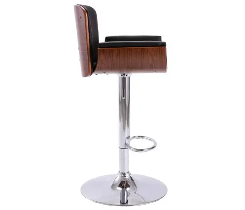 Bāra Krēsls, Melna Mākslīgā Āda Vidaxl