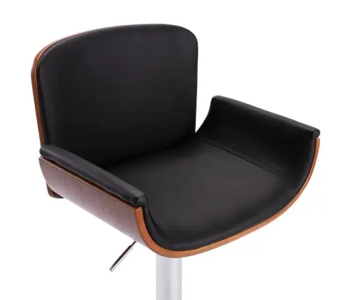 Bāra Krēsls, Melna Mākslīgā Āda Vidaxl