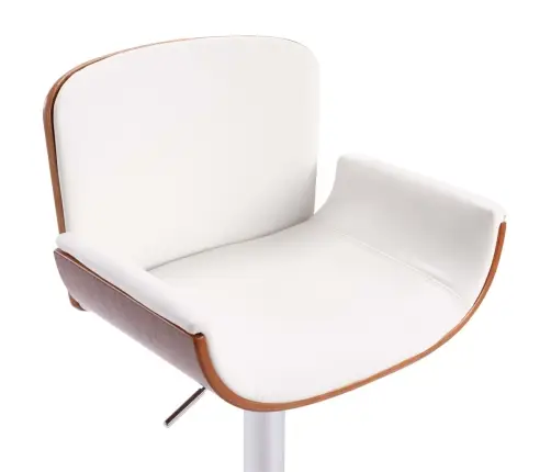 Bāra Krēsls, Balta Mākslīgā Āda Vidaxl