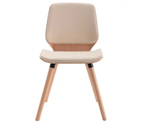 Söögitoolid 2 Tk, Kreemjasvalge, Kunstnahk