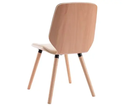 Söögitoolid 2 Tk, Kreemjasvalge, Kunstnahk