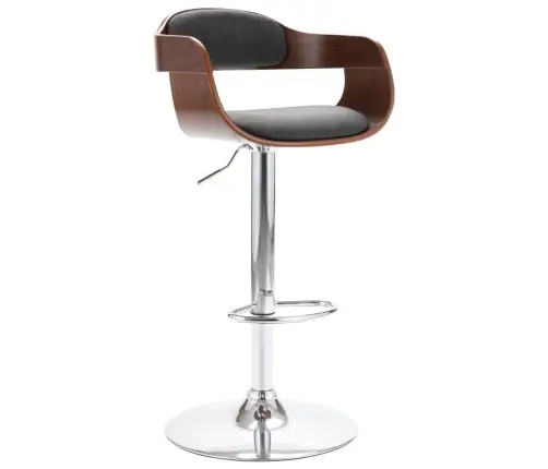 Baro Taburetė, Pilkos Spalvos, Fanera Ir Audinys