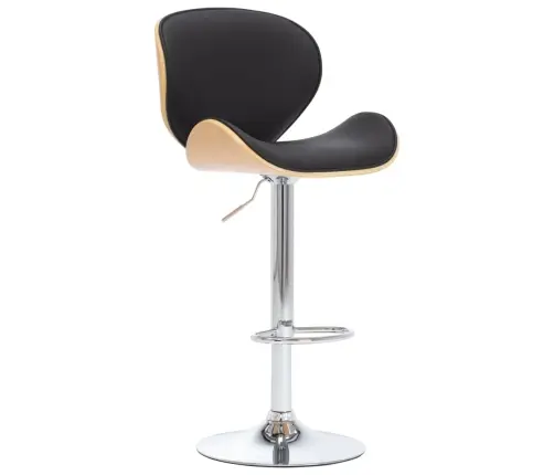 Baro Taburetė, Juodos Spalvos, Dirbtinė Oda