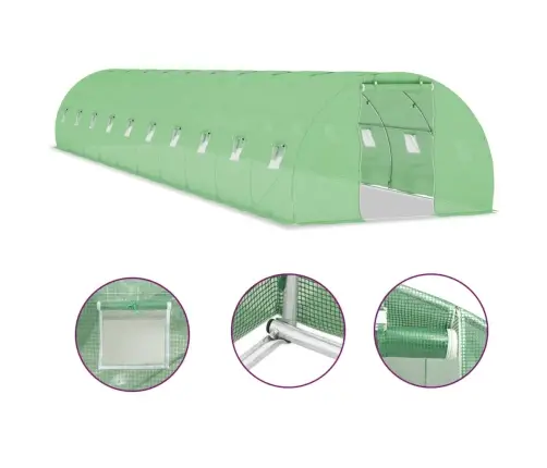 Kasvuhoone 45 M² 15 X 3 X 2 M