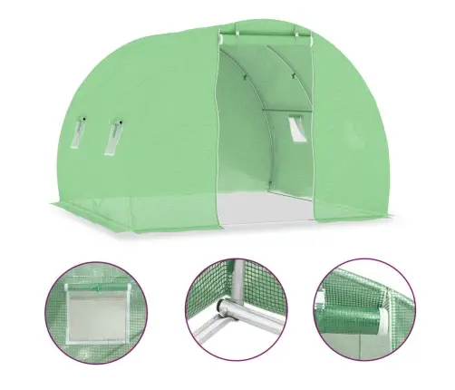 Kasvuhoone 6 M² 3 X 2 X 2 M