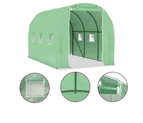 Kasvuhoone 6,86 M² 3,43 X 2 X 2 M