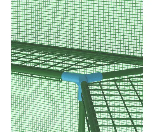 Siltumnīca Ar Plauktiem, Tērauds, 227X223 Cm Vidaxl