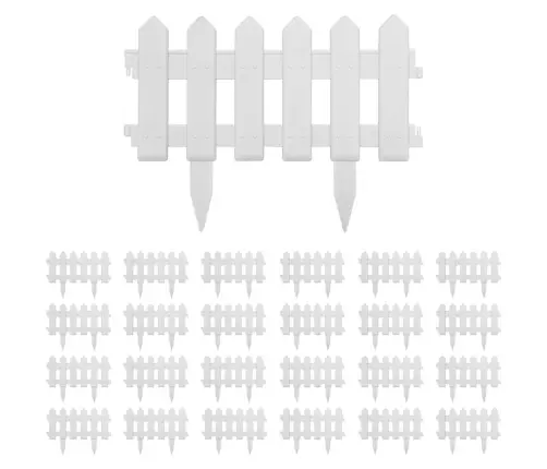 Zāliena Apmales, 25 Gab., Baltas, 10 M, Pp Vidaxl