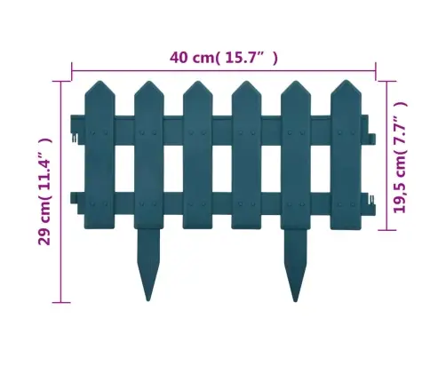 Zāliena Apmales, 25 Gab., Zaļas, 10 M, Pp Vidaxl