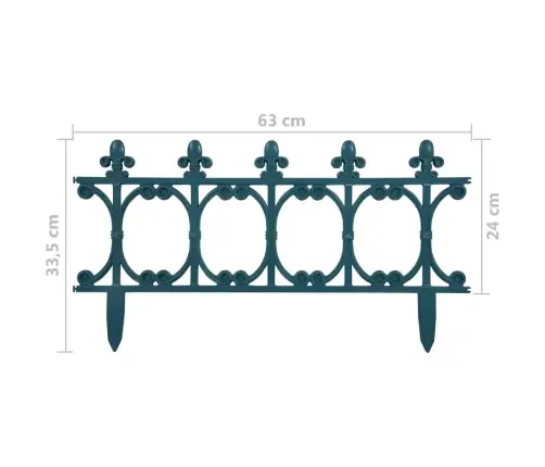 Zāliena Apmales, 16 Gab., Zaļas, 10 M, Pp Vidaxl