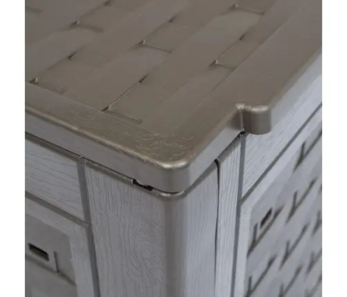 Aiakompostrid 2 Tk, Pruun, 60 X 60 X 83 cm 600 L, Plastrotang