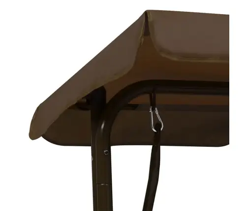 Bērnu Šūpuļdīvāns, Brūns, 115X75X110 Cm, Audums Vidaxl