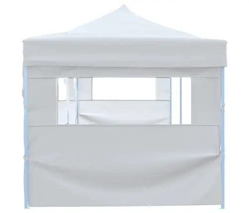 Saliekama Nojume Ar 5 Sānu Sienām, 3X9 M, Balta Vidaxl